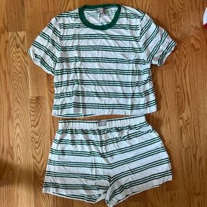 J Crew dreamiest boxer short & tee shirt combo